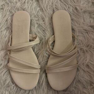 Target Cream Strappy Sandals